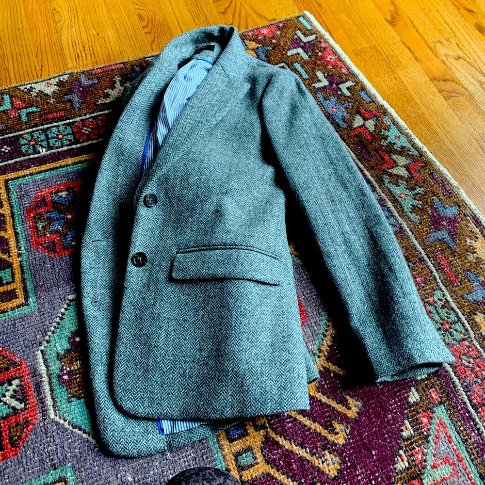 Jcrew herringbone blazer size 4